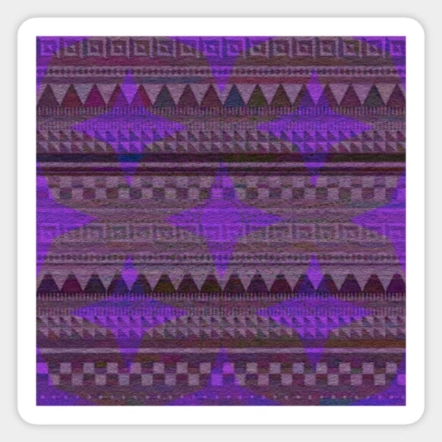 Purple Pattern Sticker by DANAROPER